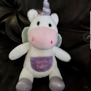 GUND Tooth Fairy Flitterina Unicorn White Purple P